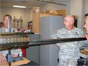 Gen Myles Visits USC and is Shown Gulfstream Quiet Spike Shaker Table Model IV